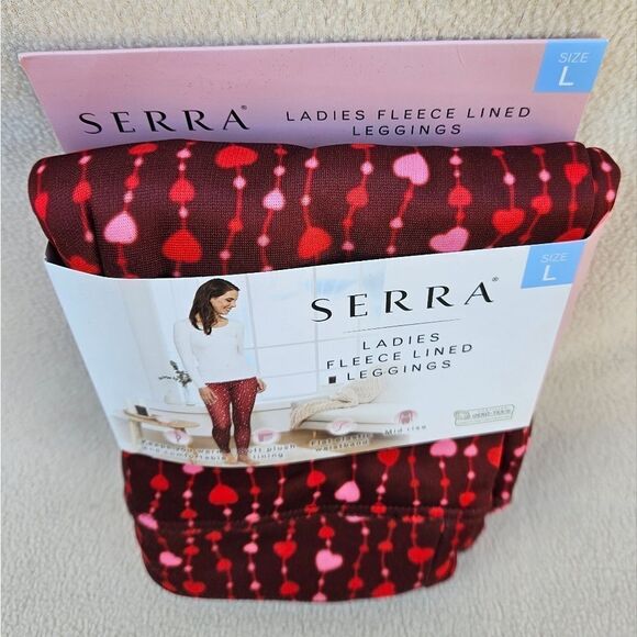 Serra Heart Fleece Lined Leggings - Picture 3 of 10